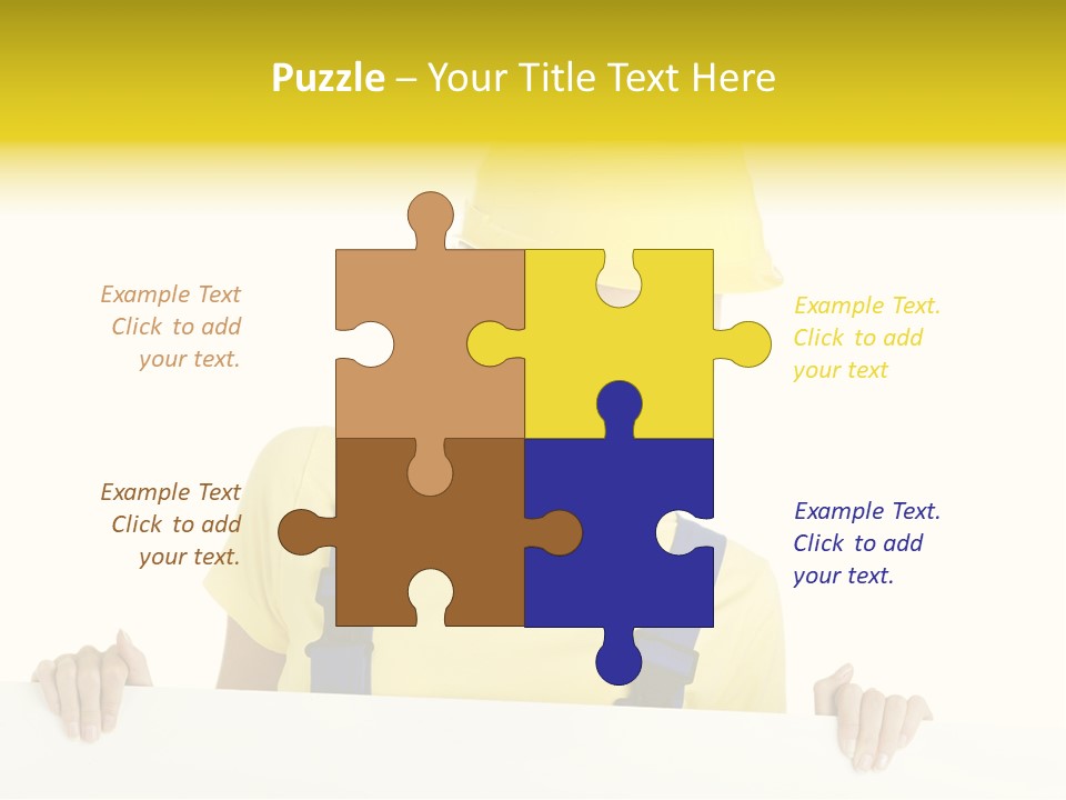 Builder Background Empty PowerPoint Template