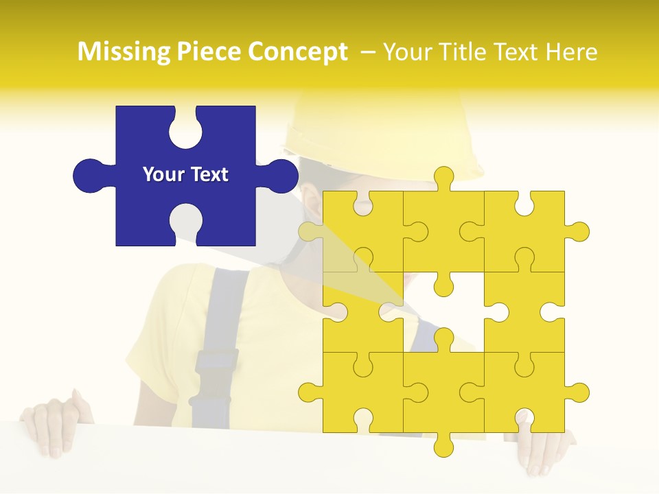 Builder Background Empty PowerPoint Template