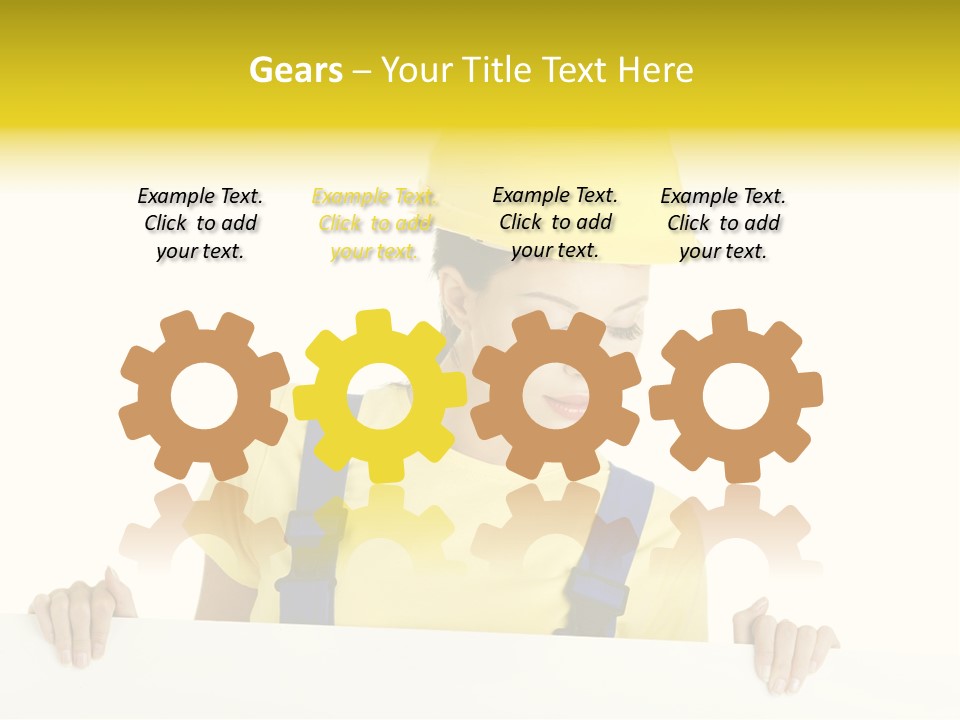 Builder Background Empty PowerPoint Template