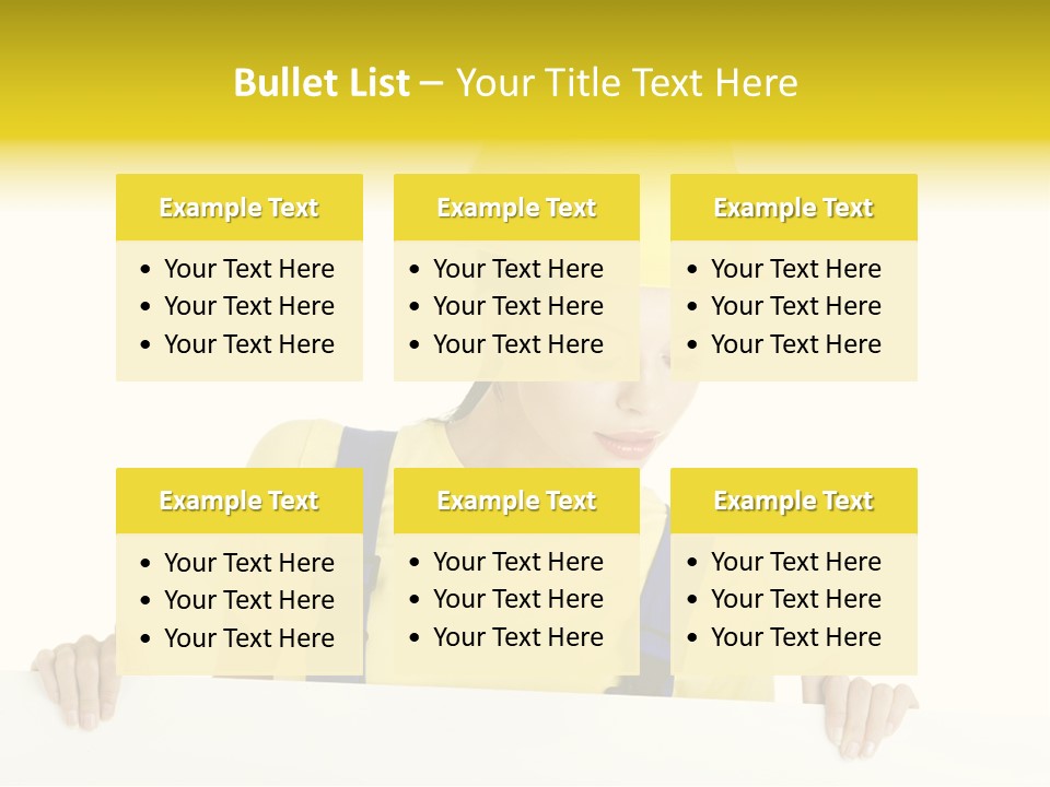 Builder Background Empty PowerPoint Template