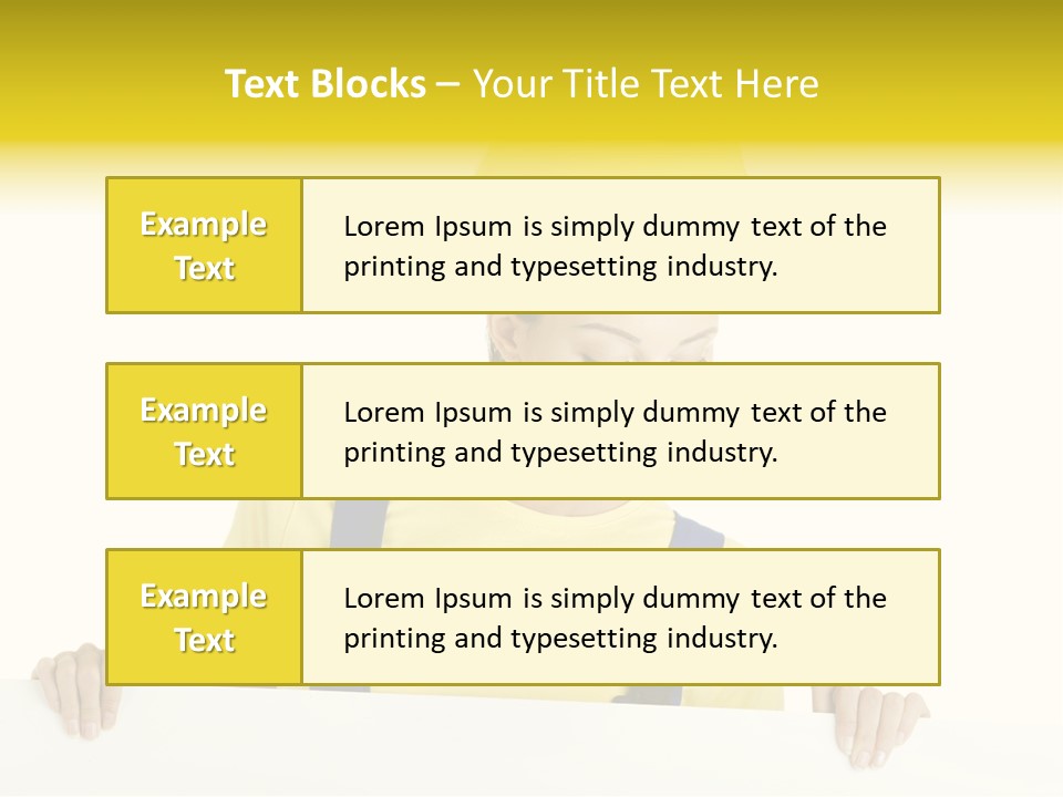 Builder Background Empty PowerPoint Template