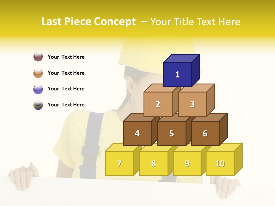 Builder Background Empty PowerPoint Template