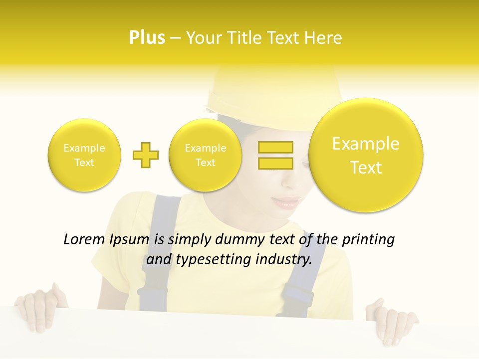 Builder Background Empty PowerPoint Template