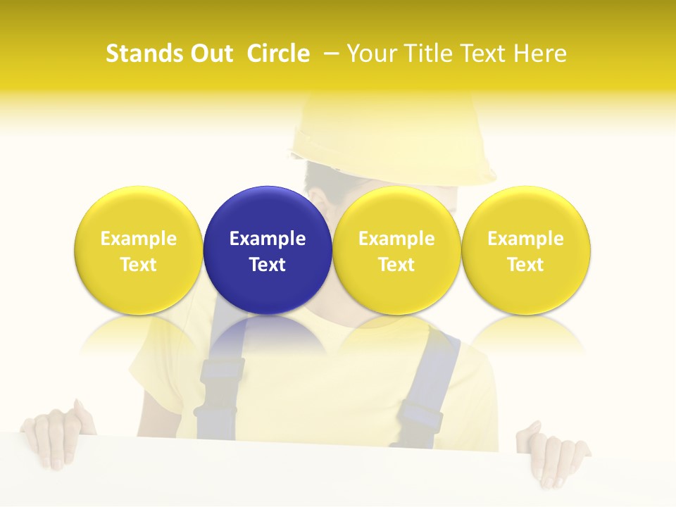 Builder Background Empty PowerPoint Template