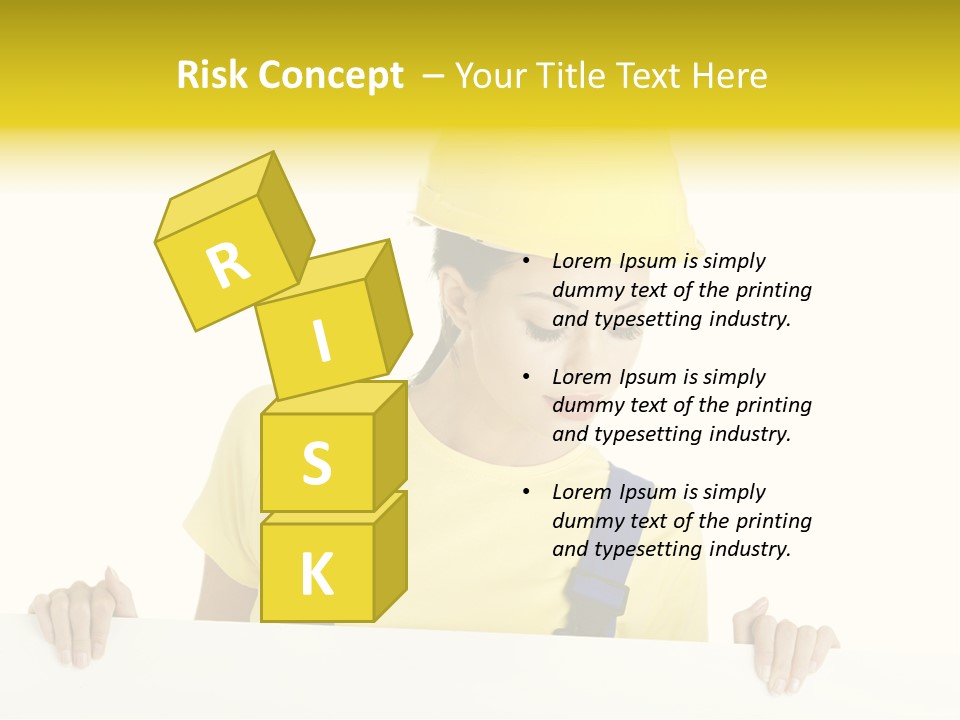 Builder Background Empty PowerPoint Template