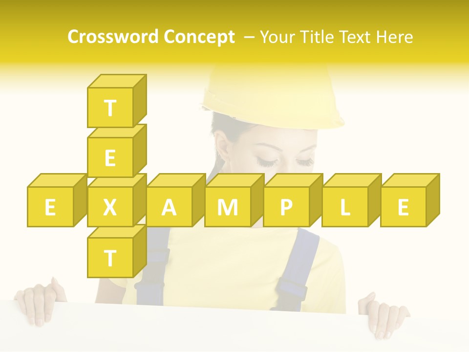 Builder Background Empty PowerPoint Template