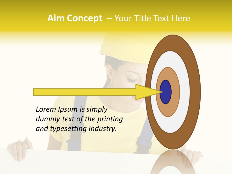 Builder Background Empty PowerPoint Template