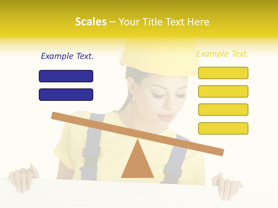 Builder Background Empty PowerPoint Template