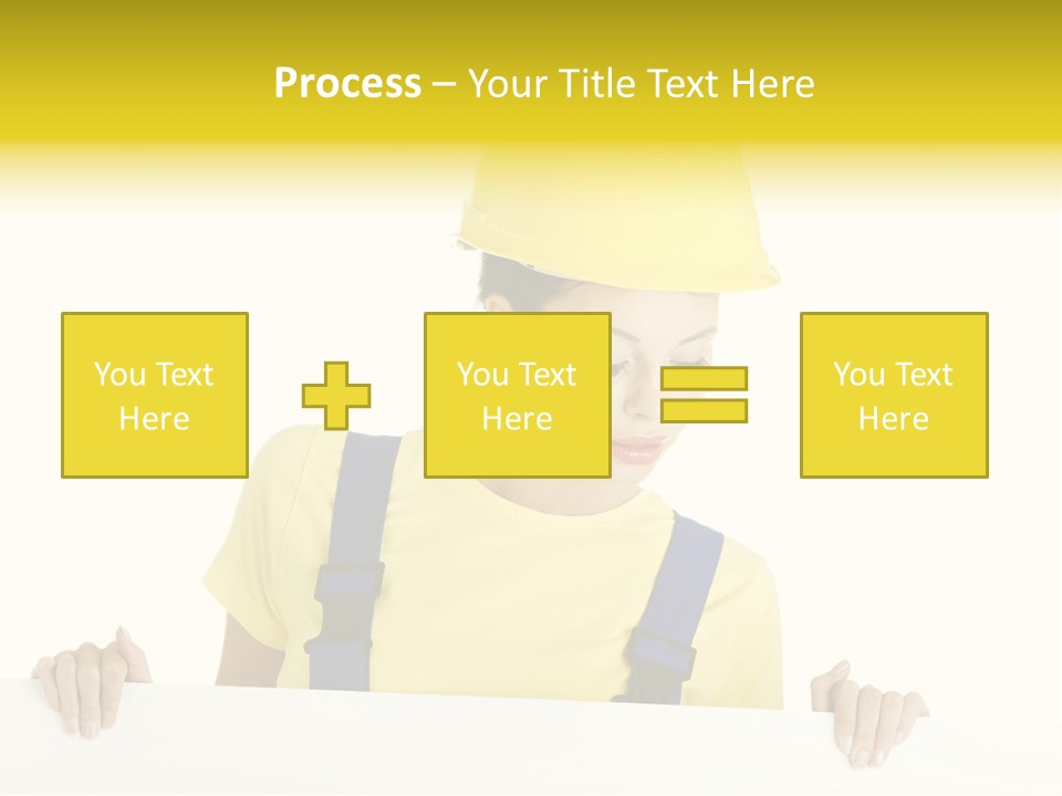 Builder Background Empty PowerPoint Template