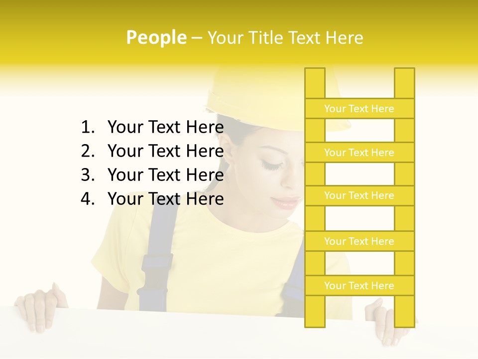 Builder Background Empty PowerPoint Template