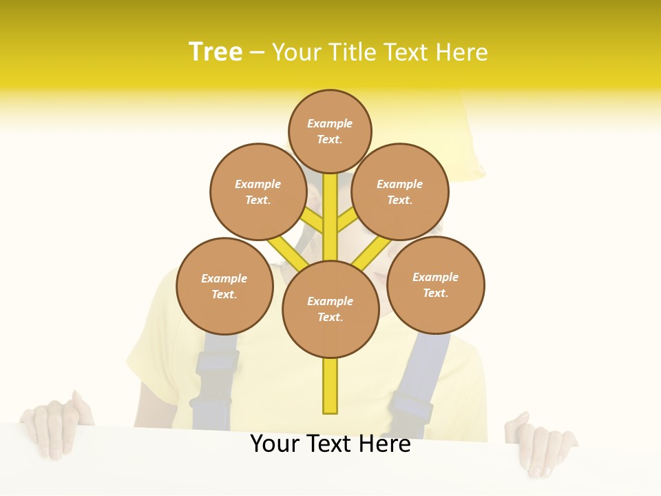 Builder Background Empty PowerPoint Template