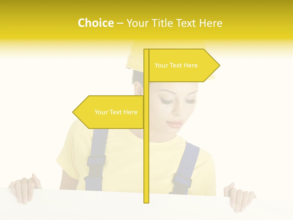 Builder Background Empty PowerPoint Template