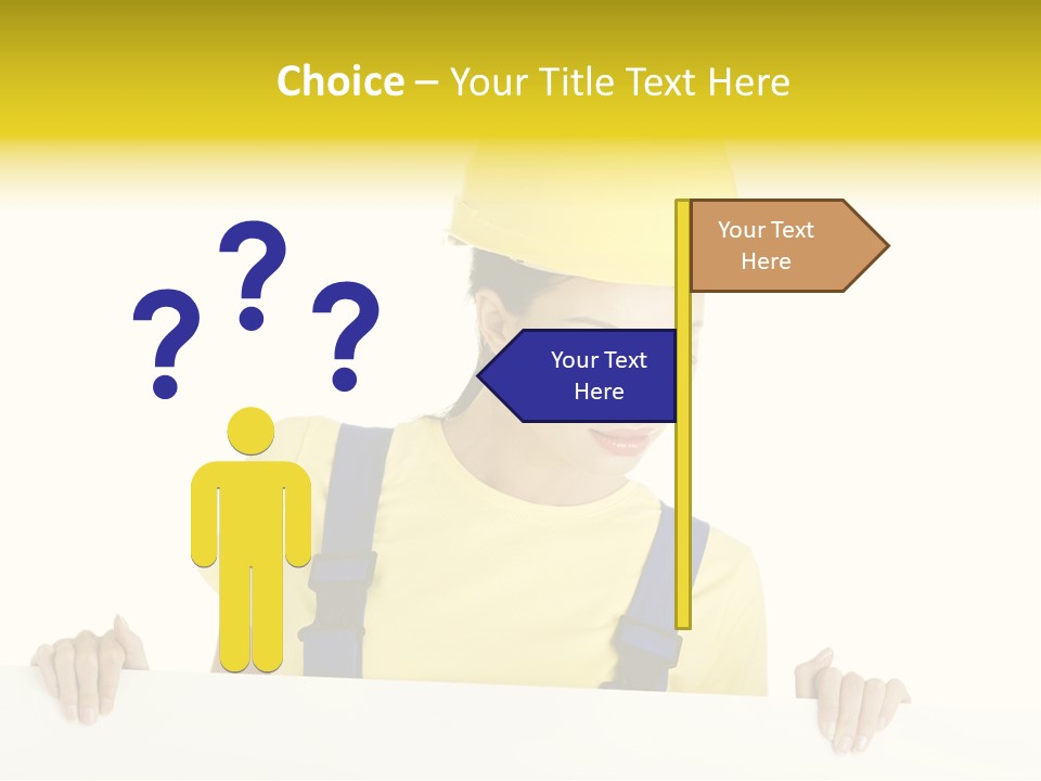 Builder Background Empty PowerPoint Template