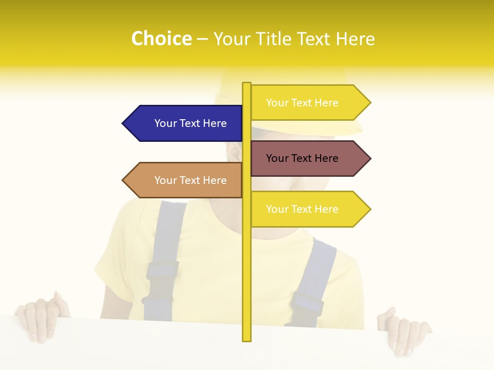 Builder Background Empty PowerPoint Template