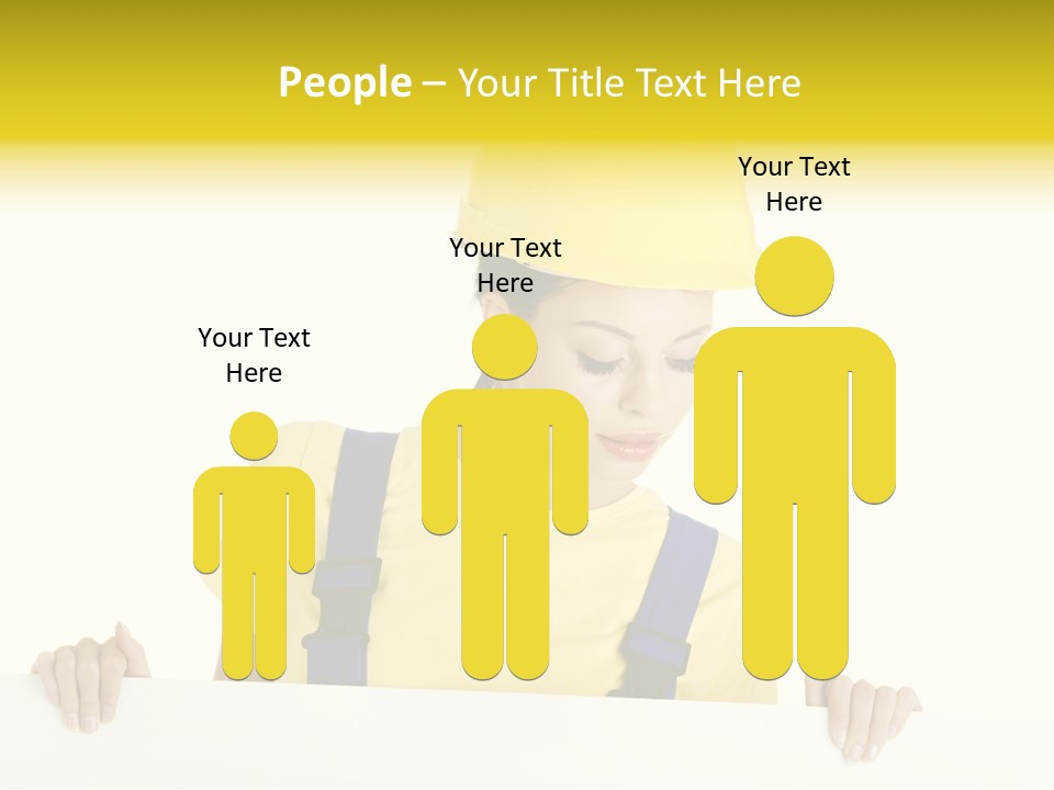 Builder Background Empty PowerPoint Template