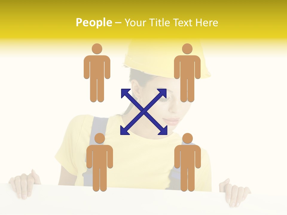 Builder Background Empty PowerPoint Template