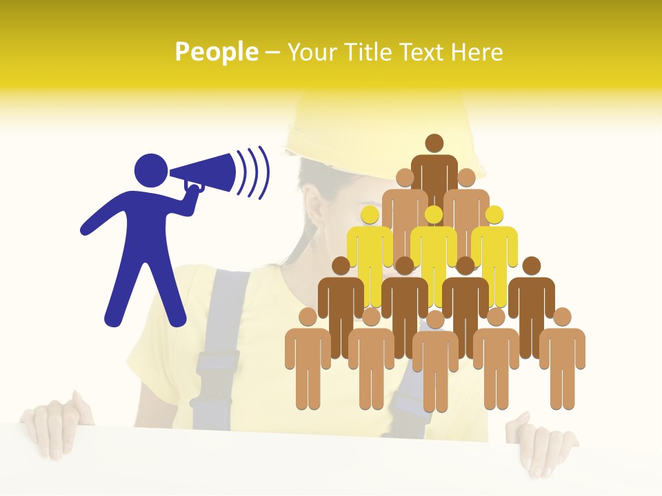 Builder Background Empty PowerPoint Template