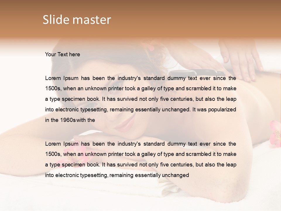 Therapist Stone Health PowerPoint Template