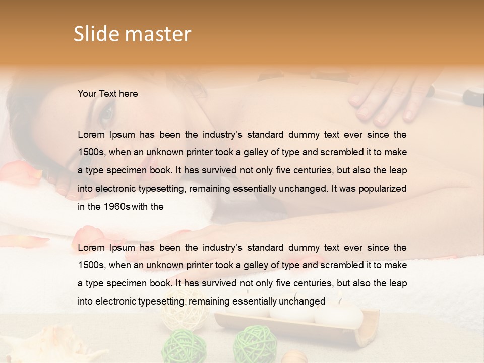 Human Spine Girl PowerPoint Template