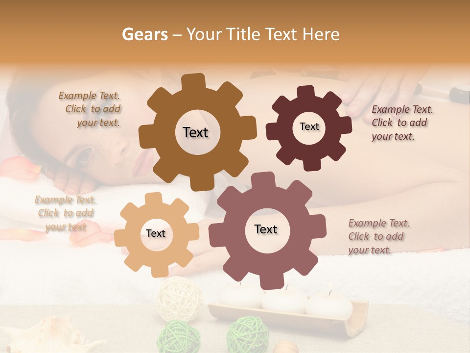 Human Spine Girl PowerPoint Template