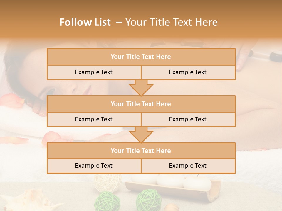 Human Spine Girl PowerPoint Template
