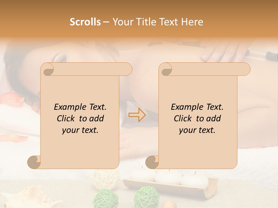 Human Spine Girl PowerPoint Template