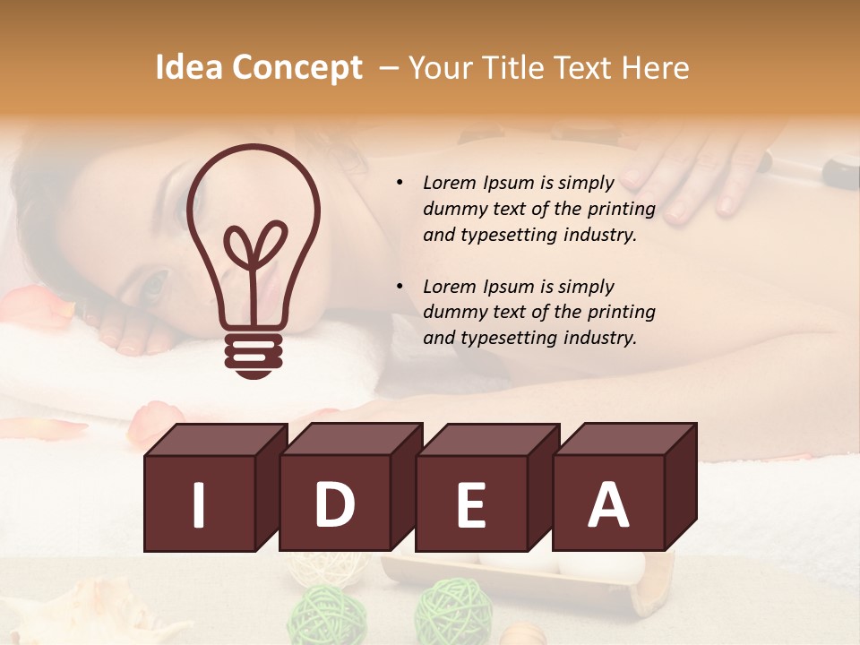 Human Spine Girl PowerPoint Template