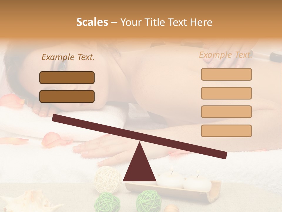 Human Spine Girl PowerPoint Template