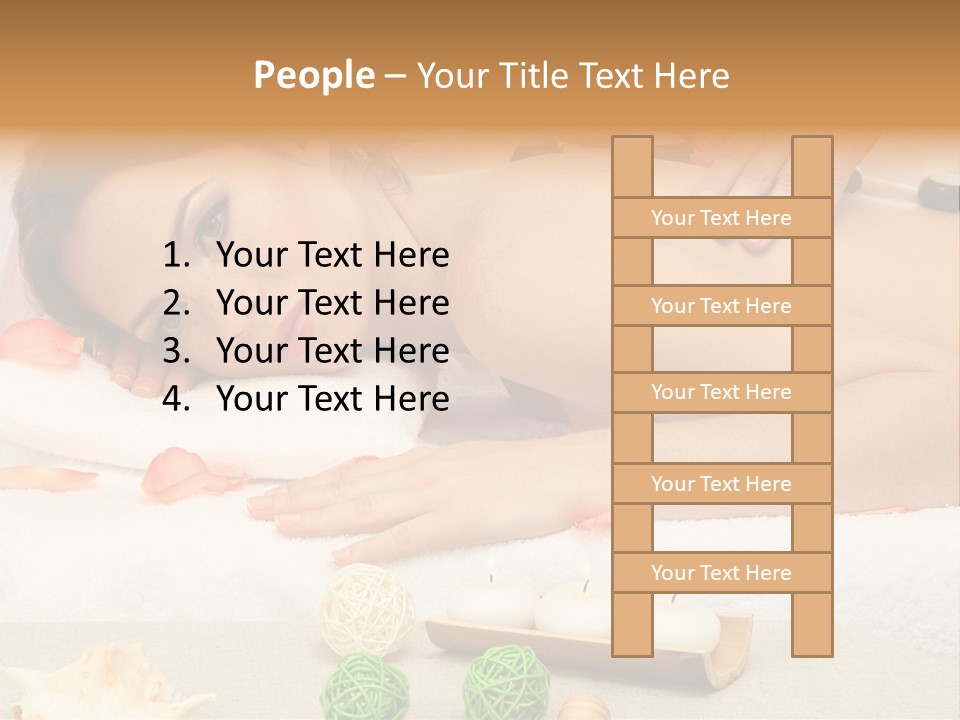 Human Spine Girl PowerPoint Template