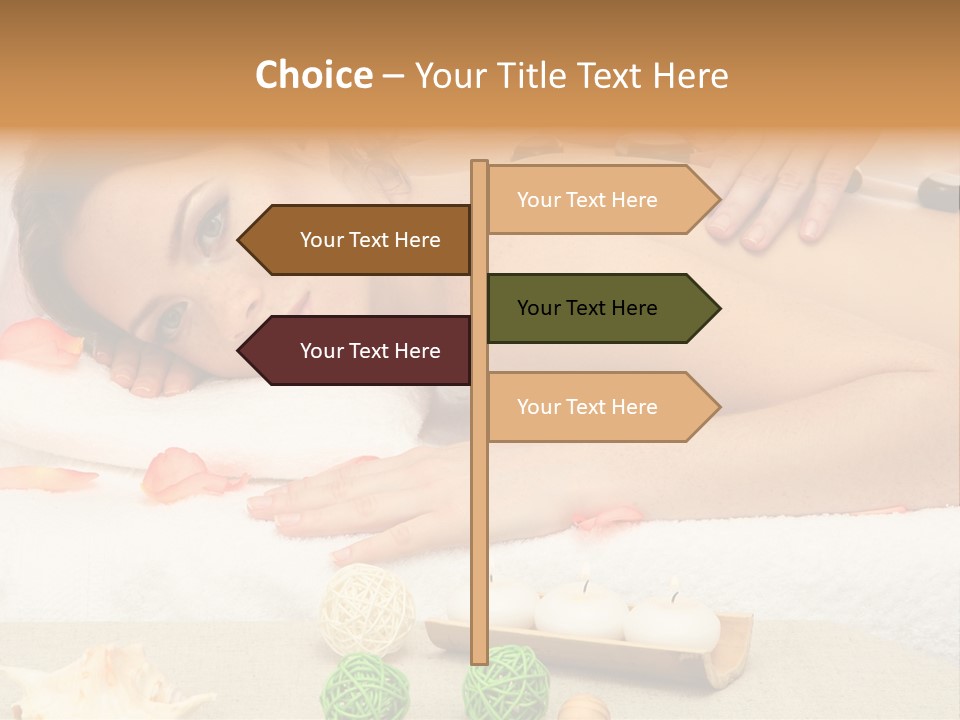 Human Spine Girl PowerPoint Template