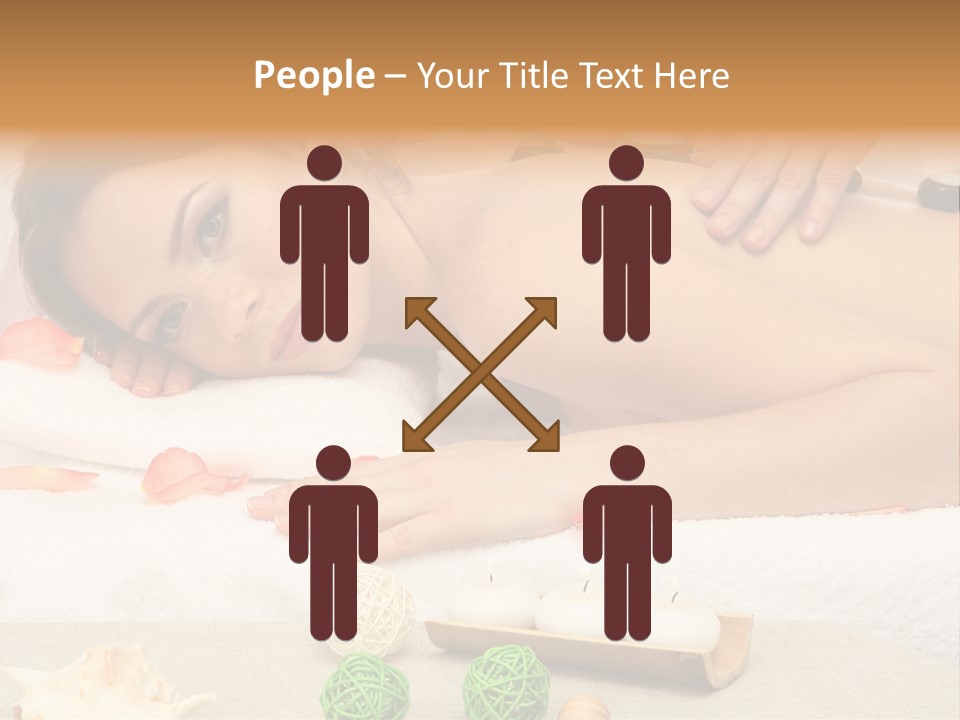 Human Spine Girl PowerPoint Template