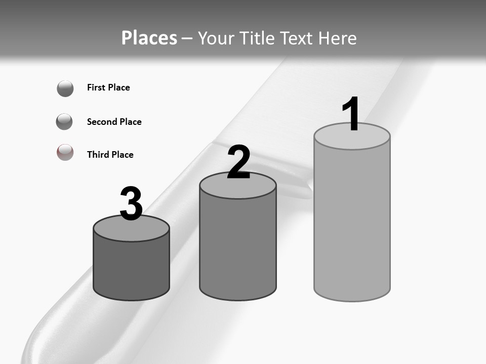 Steel Ware Steel Knife Stainless Steel PowerPoint Template