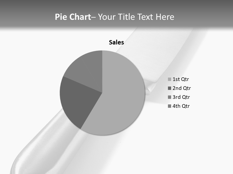 Steel Ware Steel Knife Stainless Steel PowerPoint Template