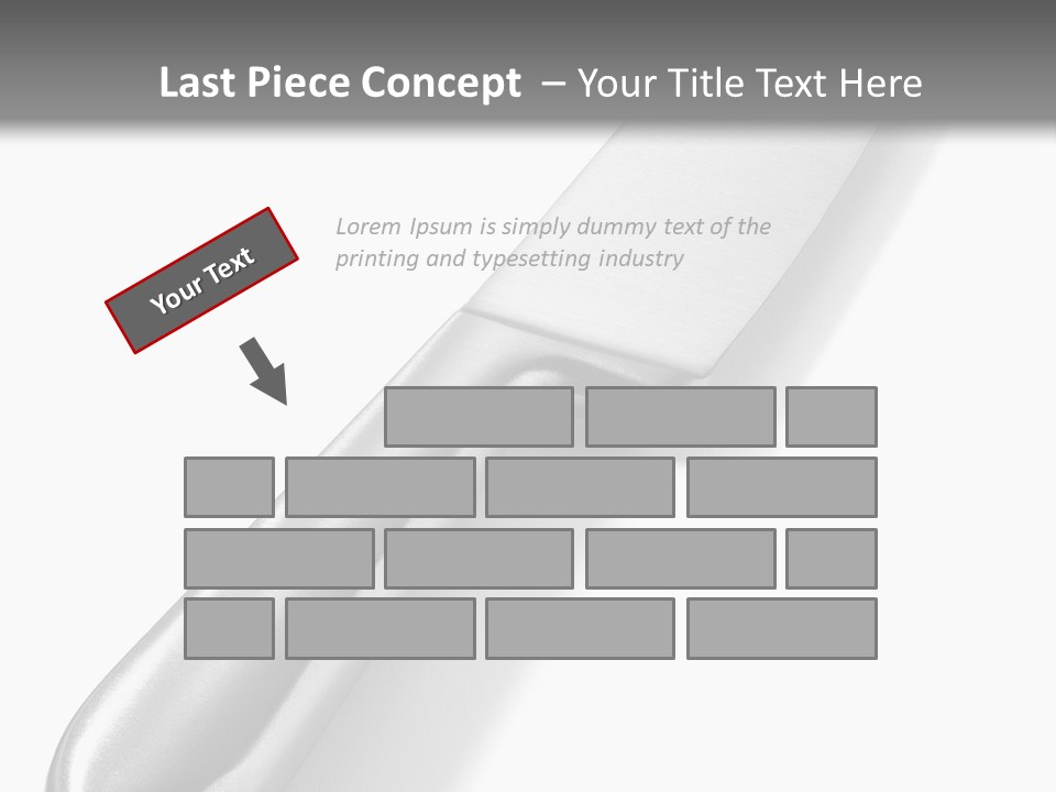 Steel Ware Steel Knife Stainless Steel PowerPoint Template