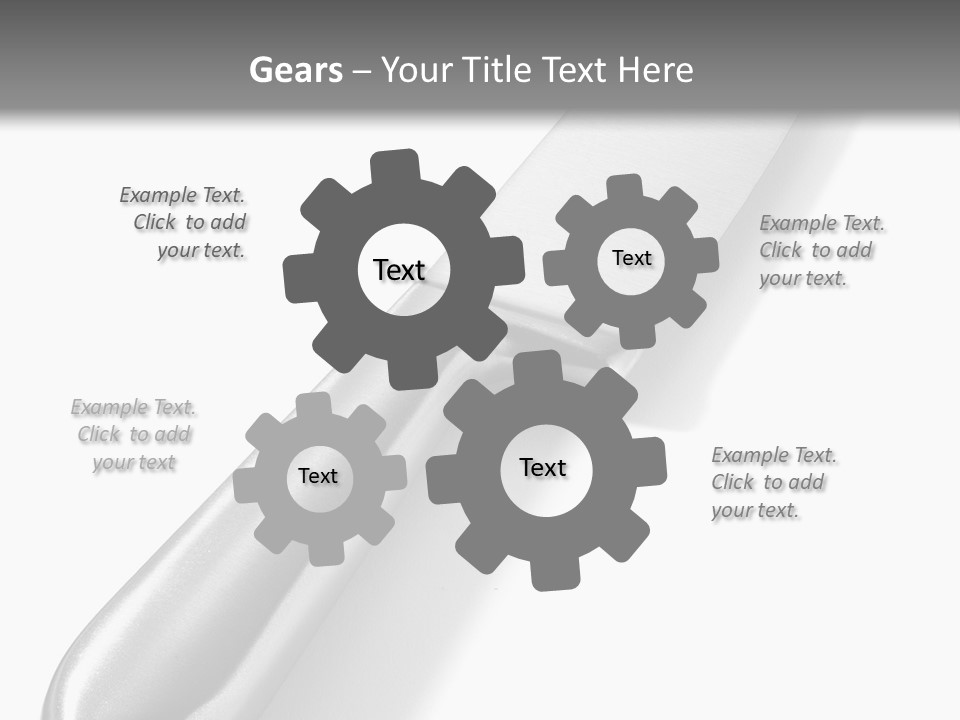 Steel Ware Steel Knife Stainless Steel PowerPoint Template