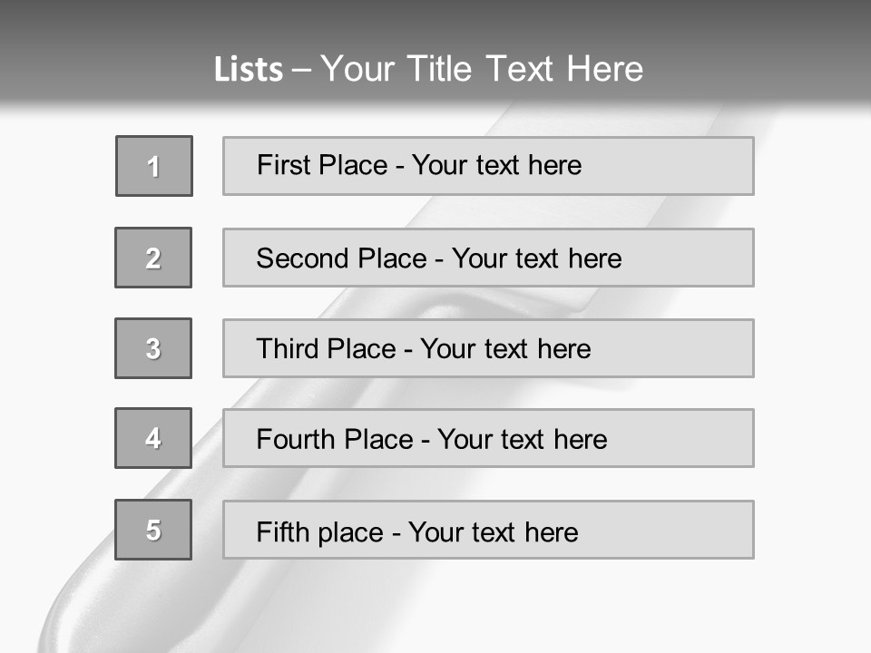 Steel Ware Steel Knife Stainless Steel PowerPoint Template