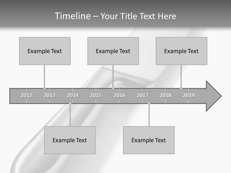 Steel Ware Steel Knife Stainless Steel PowerPoint Template