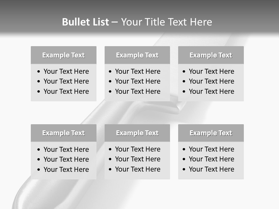 Steel Ware Steel Knife Stainless Steel PowerPoint Template