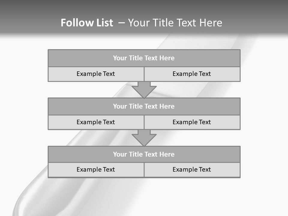 Steel Ware Steel Knife Stainless Steel PowerPoint Template