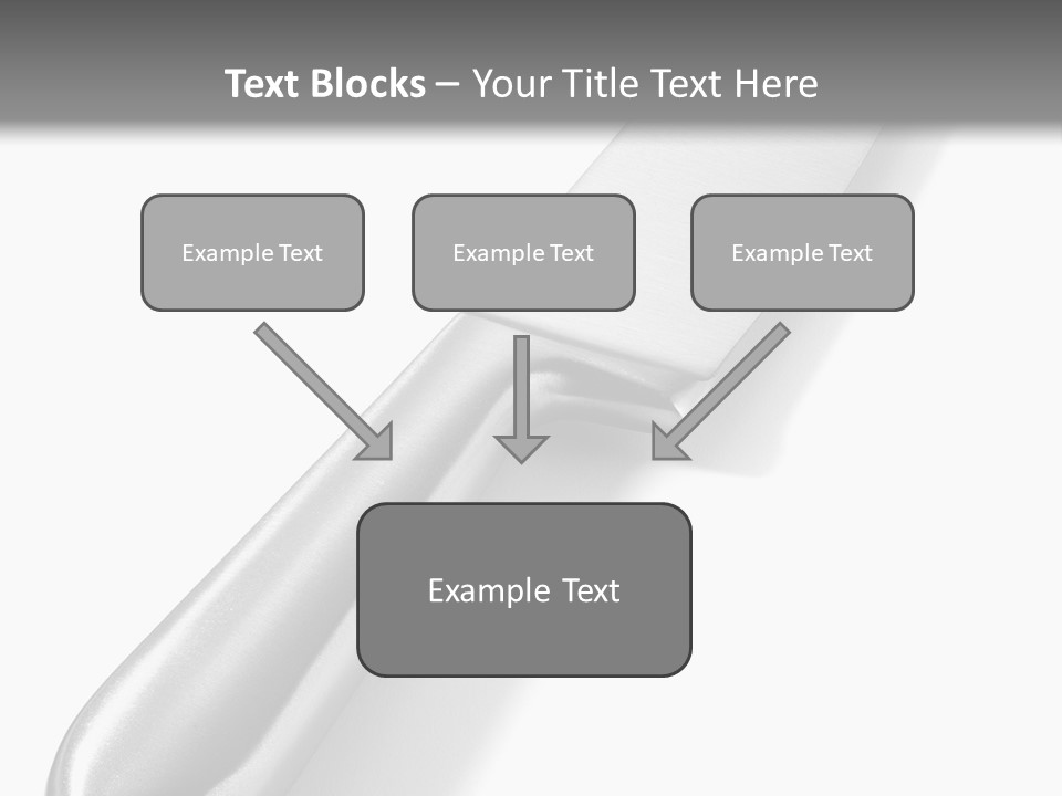Steel Ware Steel Knife Stainless Steel PowerPoint Template