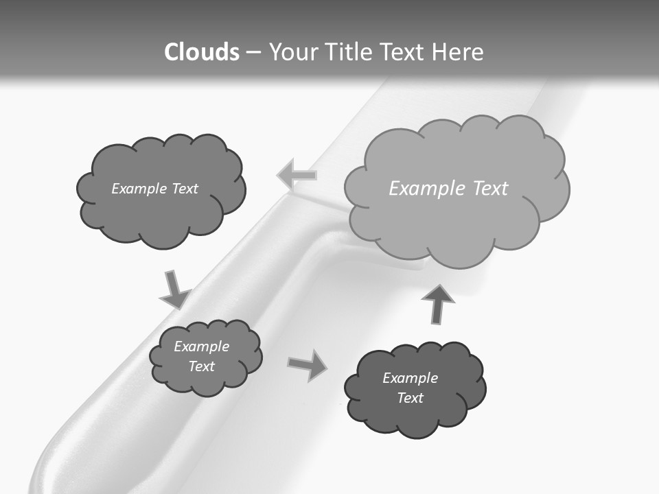 Steel Ware Steel Knife Stainless Steel PowerPoint Template