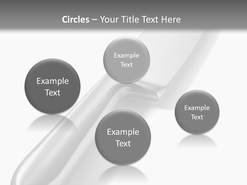 Steel Ware Steel Knife Stainless Steel PowerPoint Template