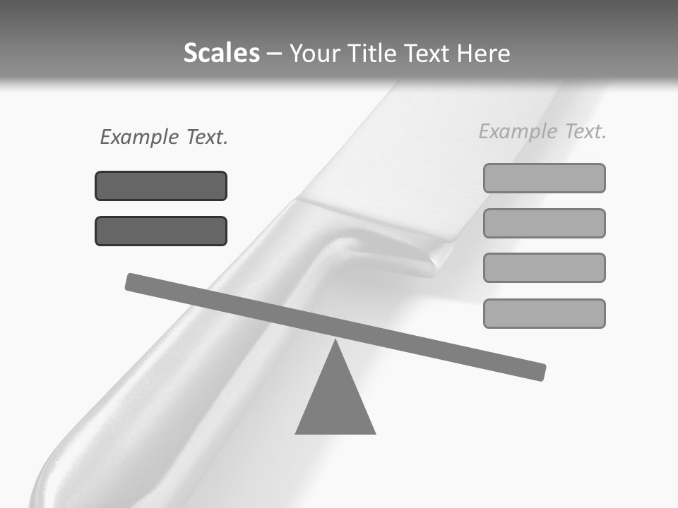 Steel Ware Steel Knife Stainless Steel PowerPoint Template