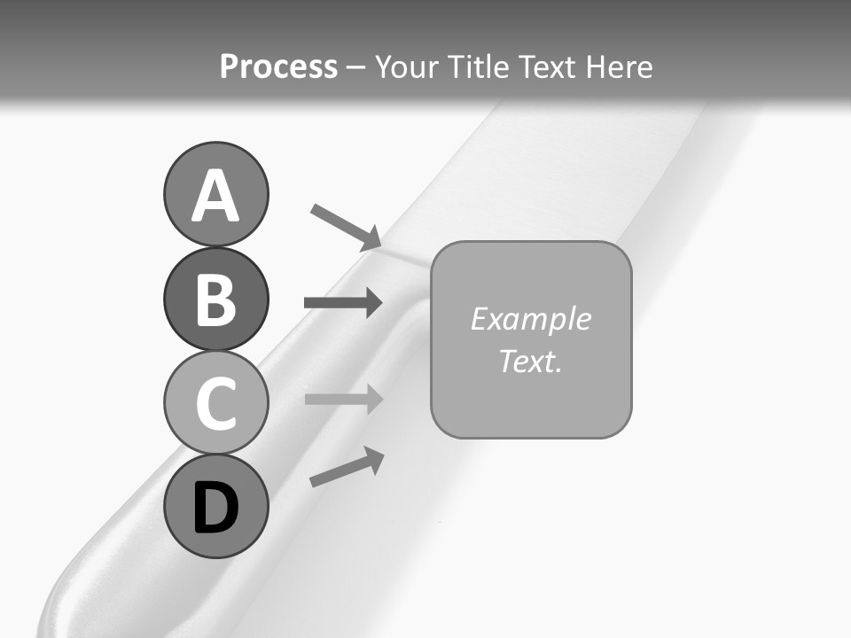 Steel Ware Steel Knife Stainless Steel PowerPoint Template