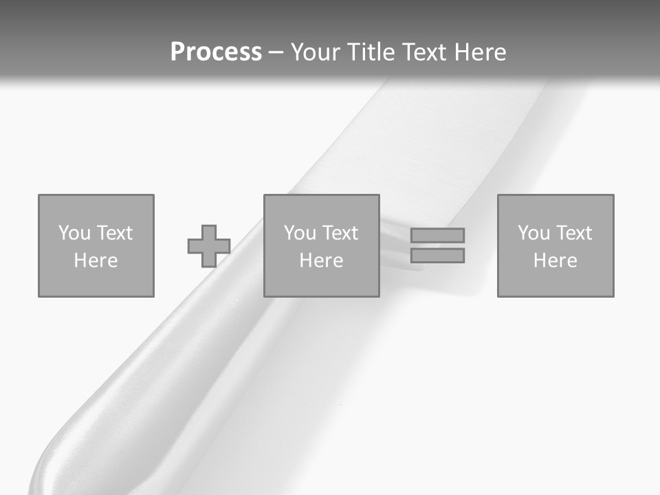 Steel Ware Steel Knife Stainless Steel PowerPoint Template