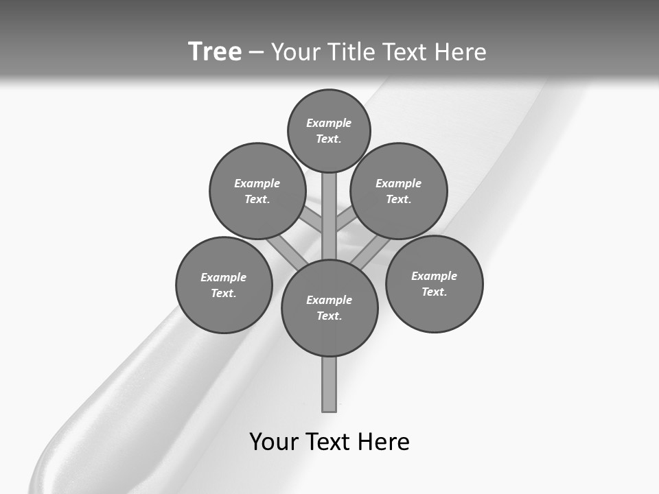 Steel Ware Steel Knife Stainless Steel PowerPoint Template