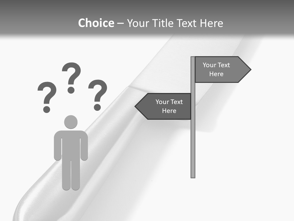 Steel Ware Steel Knife Stainless Steel PowerPoint Template