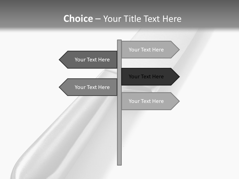 Steel Ware Steel Knife Stainless Steel PowerPoint Template