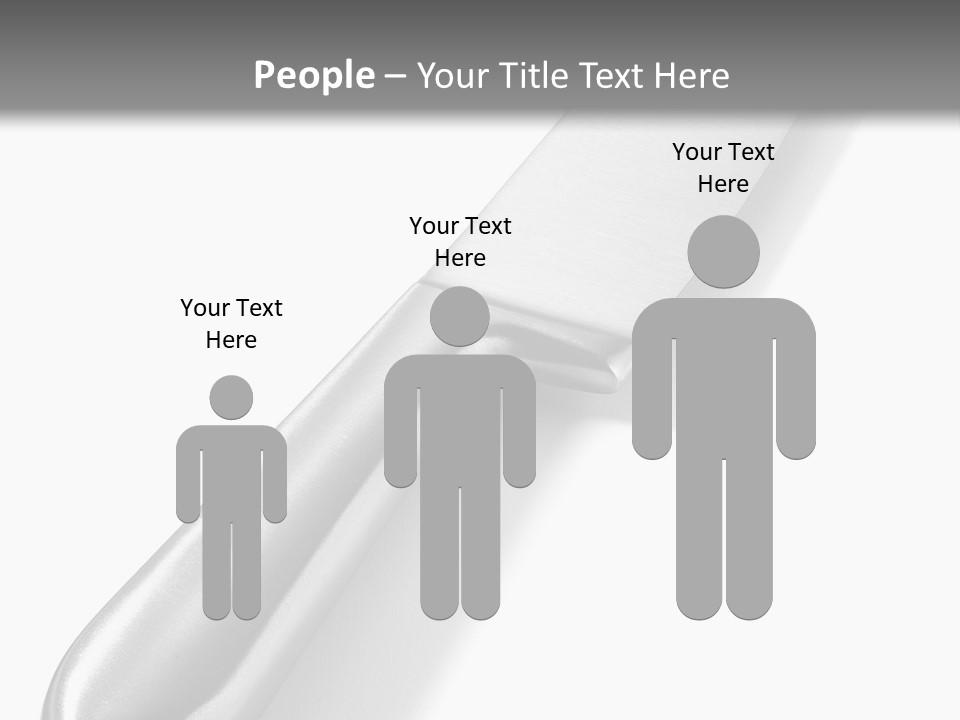 Steel Ware Steel Knife Stainless Steel PowerPoint Template