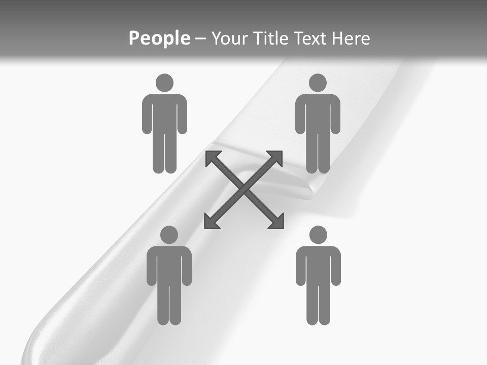 Steel Ware Steel Knife Stainless Steel PowerPoint Template